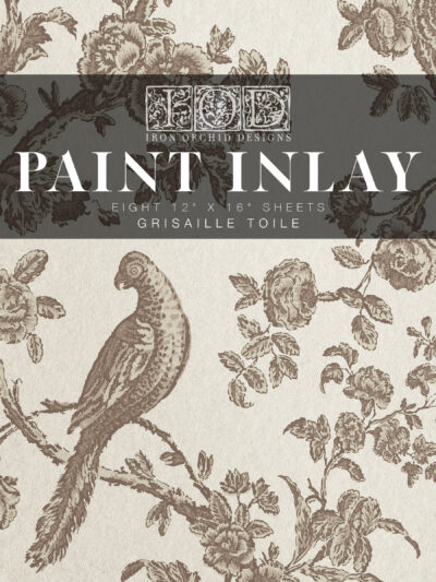 paint inlay, grisaille