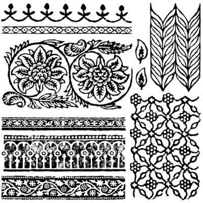 pattern, bohemian, boho, shabby chic, stamps, textures, patina