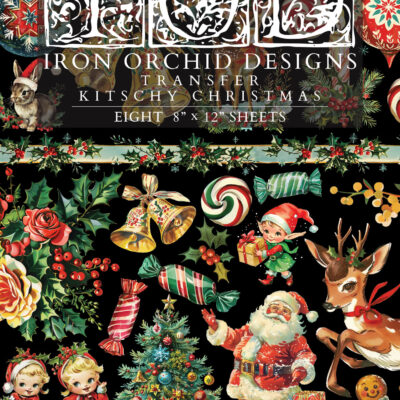 Kitschy Christmas, Transfer, IOD, Christmas, vintage Christmas