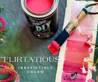 flirtatious, pink, diy paint, diy, clay paint