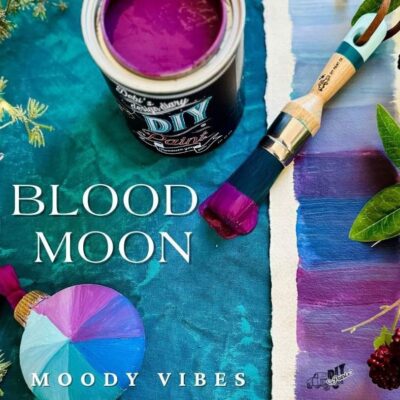 blood moon, diy paint, diy, purple. clay paint