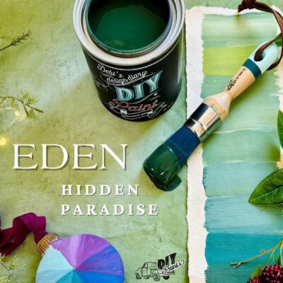 Eden, green, forrest, diy paint, diy, clay paint