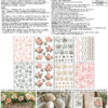 spring, melody, spring melody, iod, paint inlay, inlay, floral, flowers, roses, pink