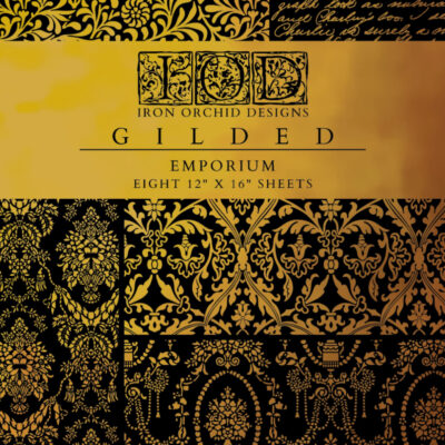 Emporium, Gilded, foil , transfer, IOD
