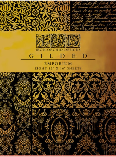 Emporium, Gilded, foil , transfer, IOD
