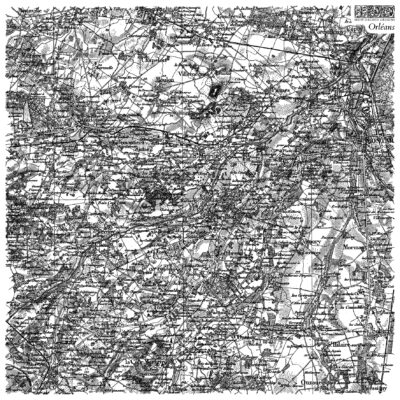 IOD, Orléans, Stamp, map